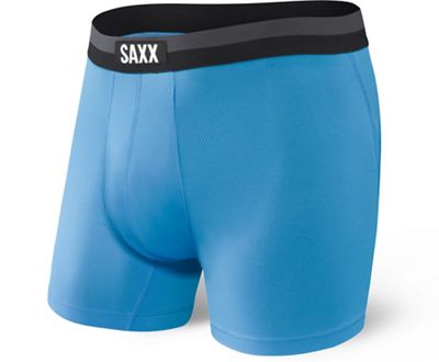 SAXX Sport Mesh Boxer Brief Fly - Malibu Blue - XL, Malibu Blue